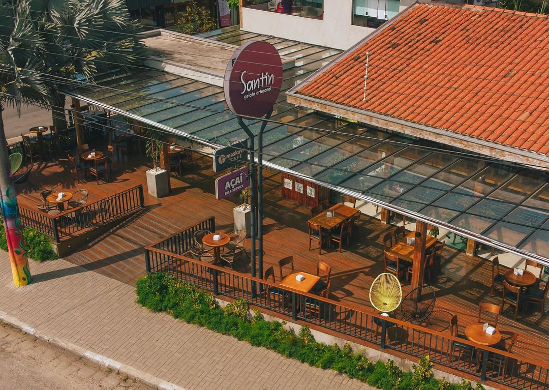 Fachada da Santin Gelato Artesanal